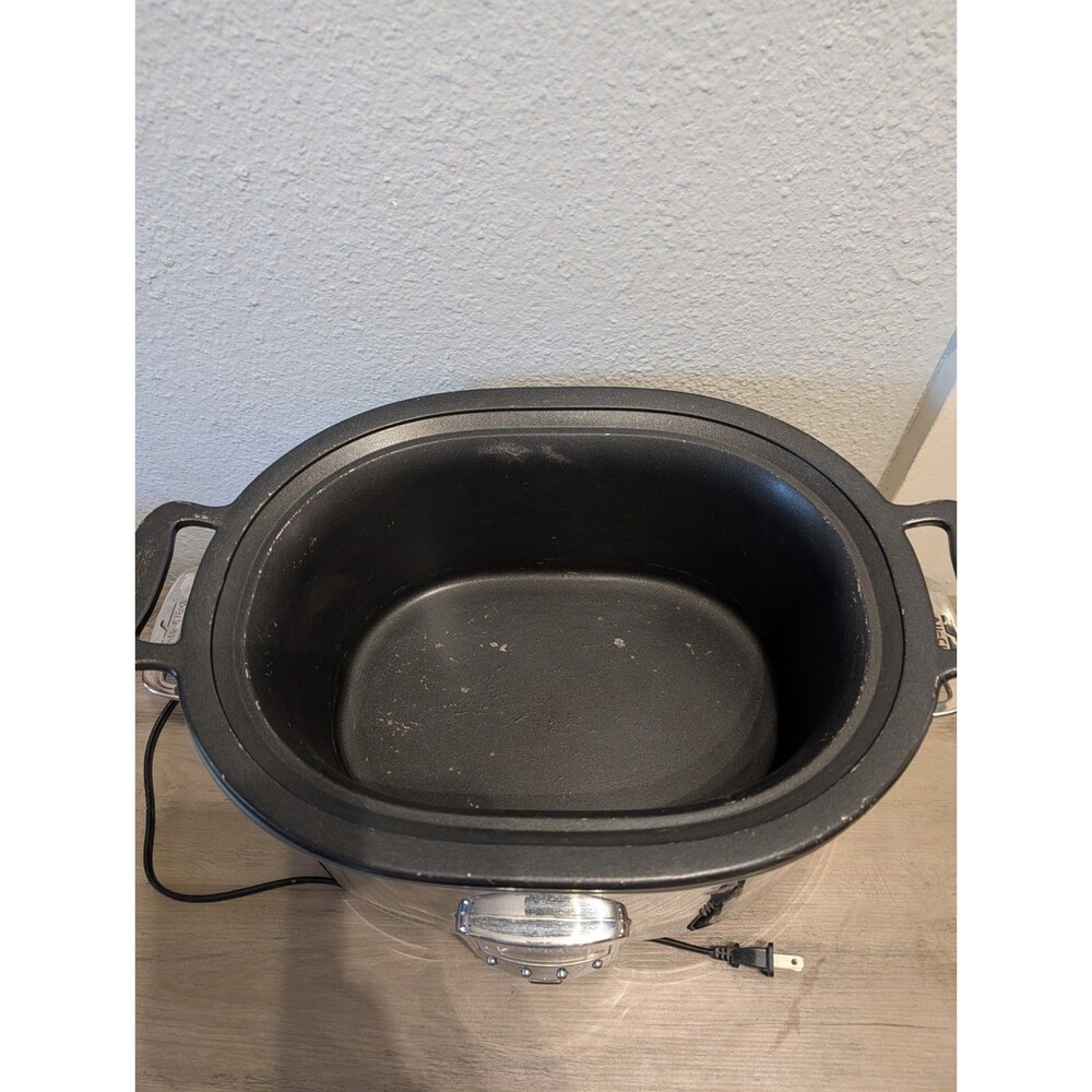 ALL-CLAD 7 Quart Slow Cooker Stainless Steel Crock Pot Series SC01 - Tested - Picture 5 of 8
